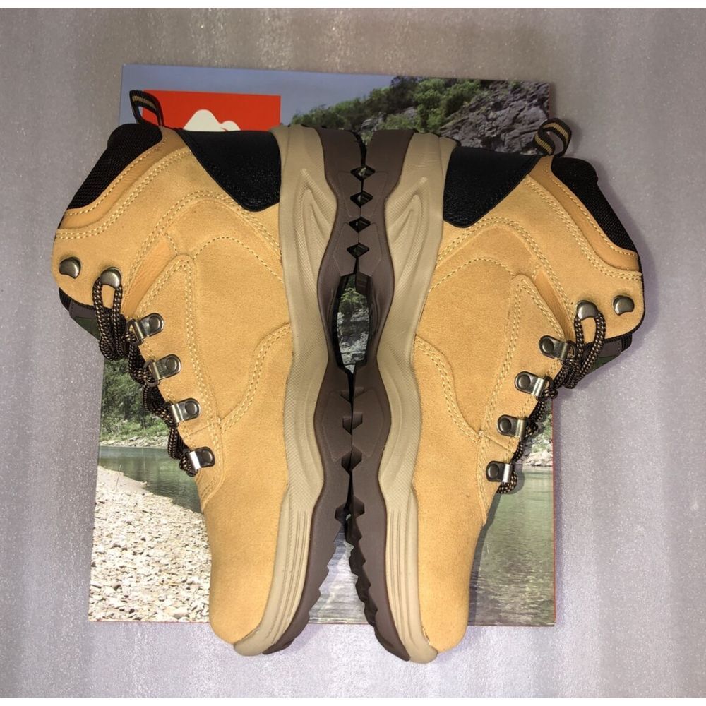 Ozark Trail M OT Free Edge Hiker Suede Wheat Boots Men's Size 13‎ Waterproof NEW - Picture 12 of 16